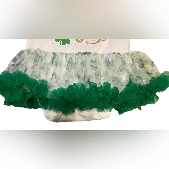 “My 1st St. Patrick’s day” Bebiullo Baby Girl St. Patricks Day one piece 3-6 mo - Picture 6 of 7